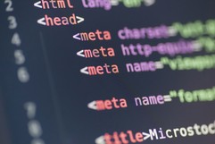code syntax on a computer