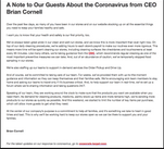 target ceo communication about coronavirus