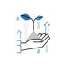 hand with growing fine