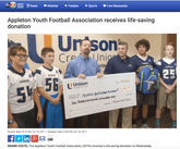 unison big check presentation