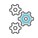integrated marketing icon gears