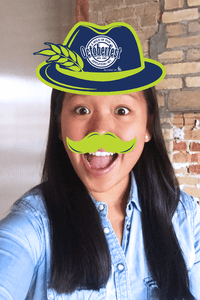 katie with appleton octoberfest snapchat filter