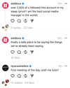 screenshot from instagrams app threads from eatdeux